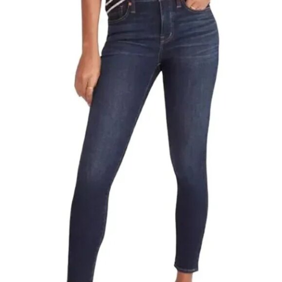 Madewell Skinny Skinny Jeans NWOT Size 27 Dark Wash - Picture 1 of 12